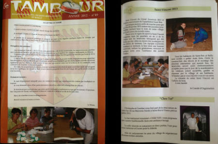 Le Tambour, journal local de St Bris le Vineux et Bailly